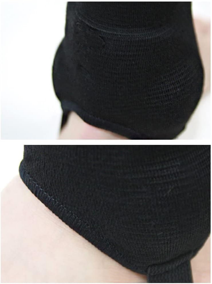 Kids Ankle Guards for Soccer & Football - Black, Double Cushion, Pair