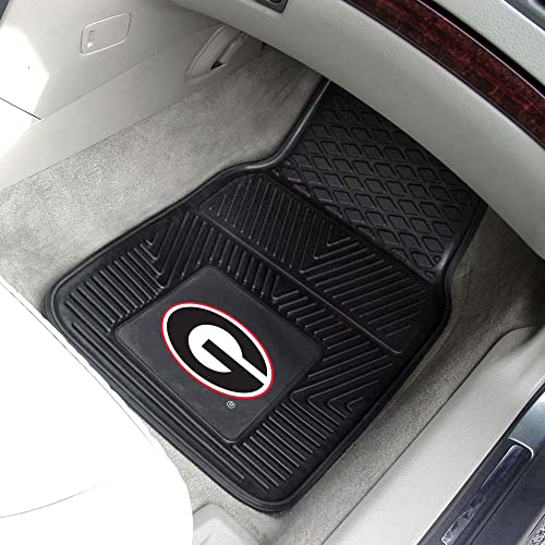 Heavy Duty Vinyl Car Mats - NCAA Georgia Bulldogs - Front