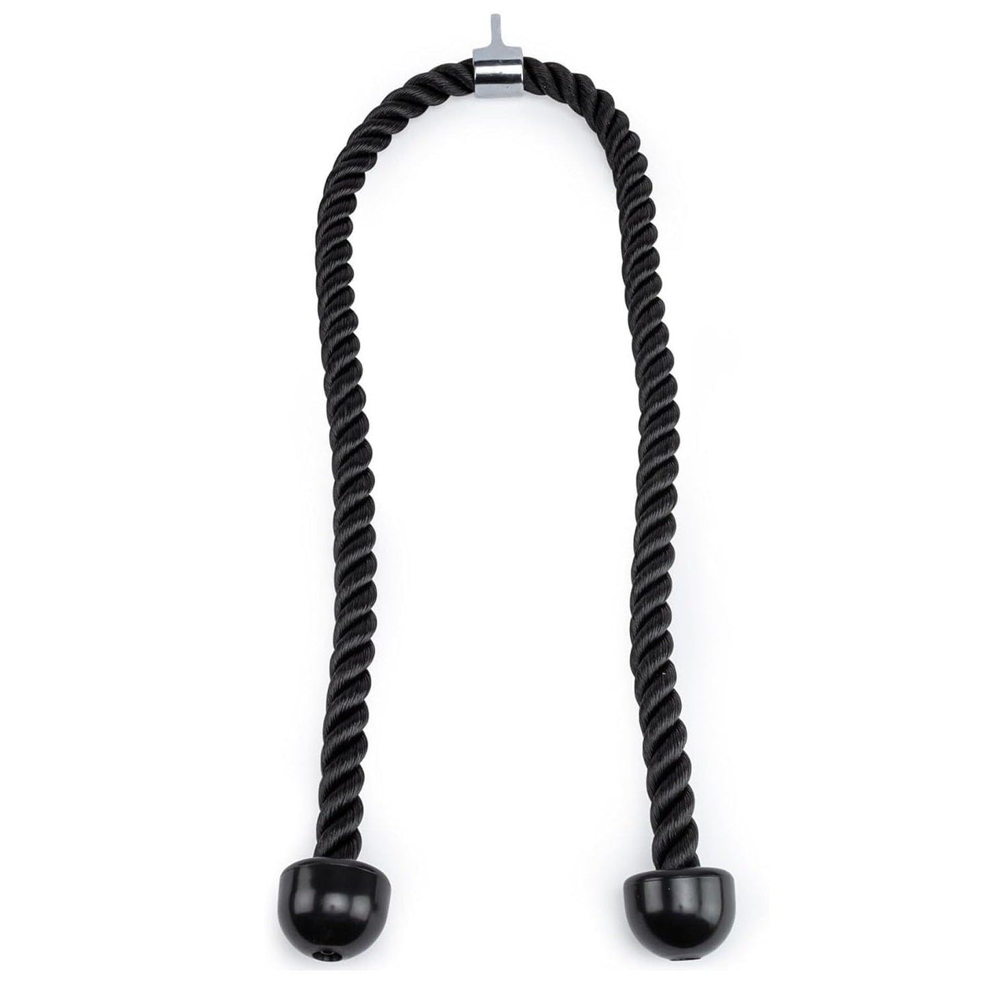 VBQFDPH Long Tricep Rope for Home Gym Pulley System,Double Length Tricep Pull Down Rope - 54 Inches Attachment for Cable Machine - Heavy Duty Long Tricep Pull Down Rope