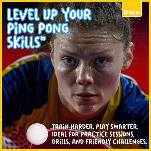 40mm Table Tennis Balls - Pack of 15, High Bounce, Durable ABS
