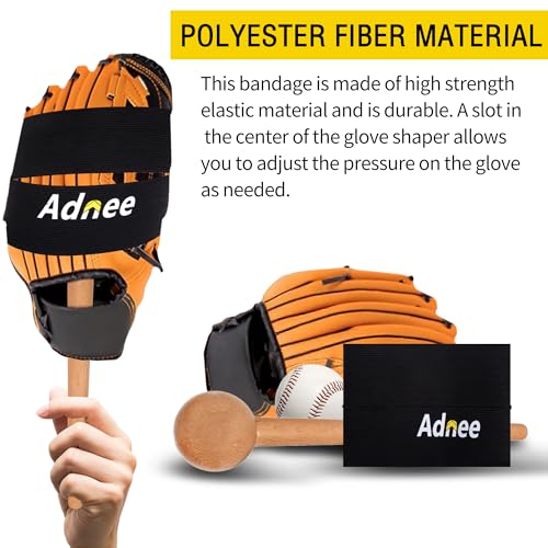 Baseball Glove Strap - 2 Pcs Softball Glove Wrap Band