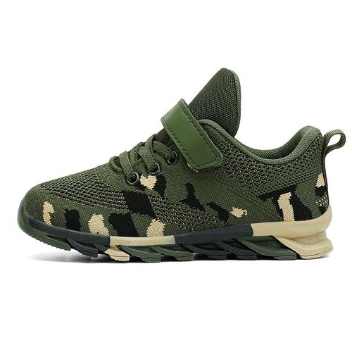 EGMPDA Boys Girls Sneakers Tennis Sports Walking Athletic Running Kid Shoes Non-Slip Camouflage Lightweight Comfortable Breathable for Toddler/Little Kid/Big Kid Camou Size 12