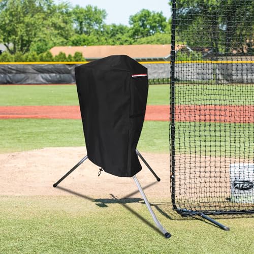 Exokugo Small Baseball & Softball Pitching Machine Cover FQJZ-WL007-2-HS - Heavy-Duty Waterproof