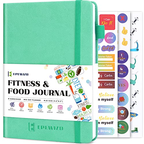 Undated Food and Fitness Journal - Workout & Meal Planner