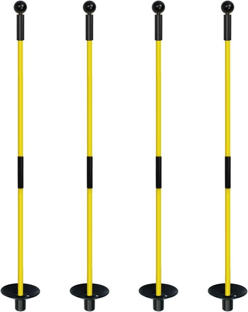 CRESTGOLF Golf Flagstick GFRP Shaft Putting Green Pin Aluminum Threaded Connection Ultra Lightweight High Strength Flag Stick Flagpole 3-Section Design