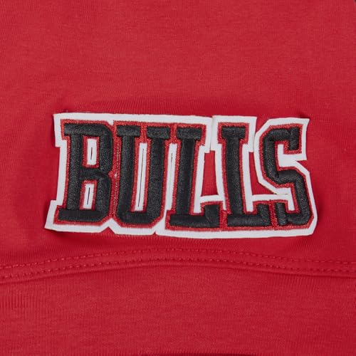 NBA Women’s Bodycon Dress - Chicago Bulls Chenille Classic Jersey Cotton, X-Large Red