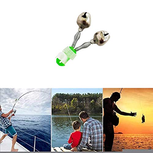 Spiral Clip Fishing Bells - 20pcs Loud Bite Alarm Set