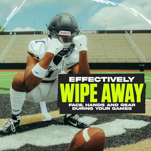 Football Towel with Hook and Loop Fastener - Absorbent Micro-Fiber