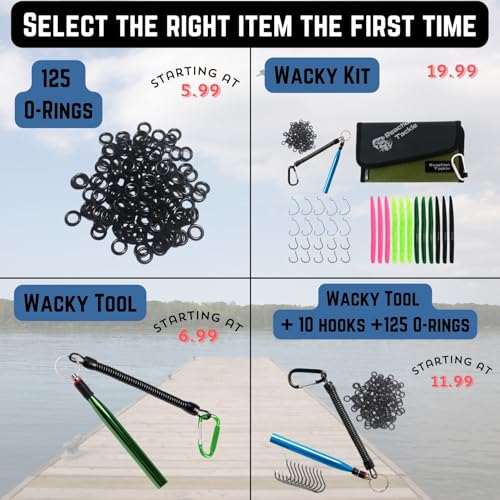 O-Ring Refill Pack for Wacky Rig Tool - 125 Silicone Rings