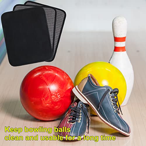Bowling Ball Cleaner Towel - Microfiber Shammy Pad 10x8 in