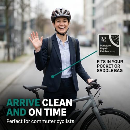 Self Adhesive Bike Tire Repair Kit - 10 Patches