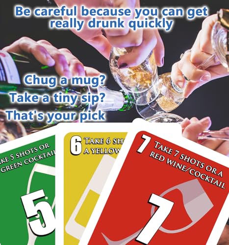 Adult Drinking Game Cards - Fun Party Game for Game Nights