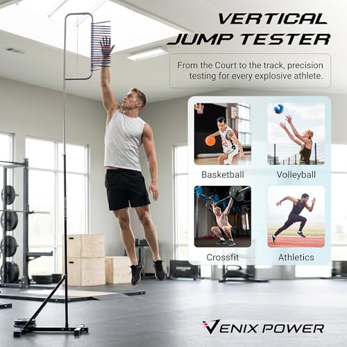 Vertical Jump Tester & Trainer - Telescopic Jump Pole for Basketball & Volleyball Training