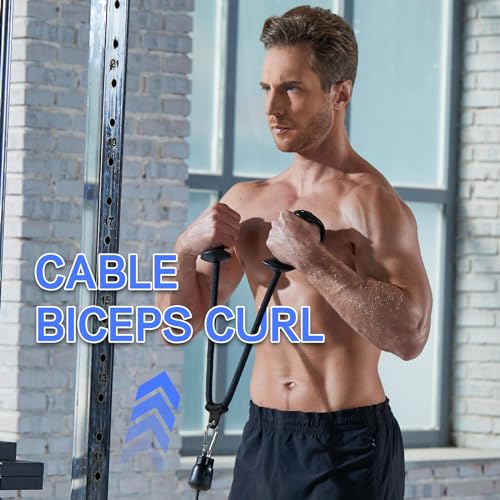 HXD-ERGO Bicep Rope with Ergonomic Handles for Arm & Biceps Training