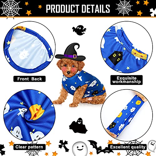 Halloween Dog Costume Vest - 4 Styles for Small Dogs, L/ 7-9lbs