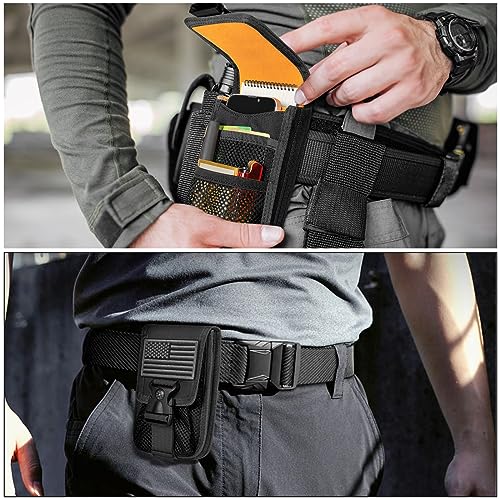 SOWHUP Tactical Molle Phone Pouch Holster Black3 – Small EDC Gadget Organizer
