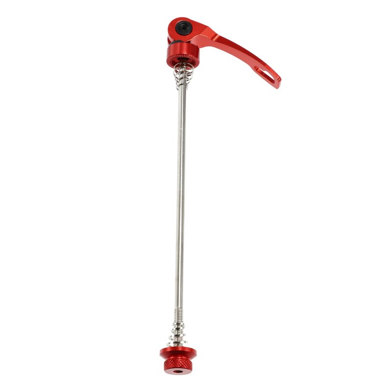 X AUTOHAUX 1 Pair Front Rear Bicycle Quick Release Axles Skewers Lever Aluminum Alloy 145mm 185mm Red for MTB Bike
