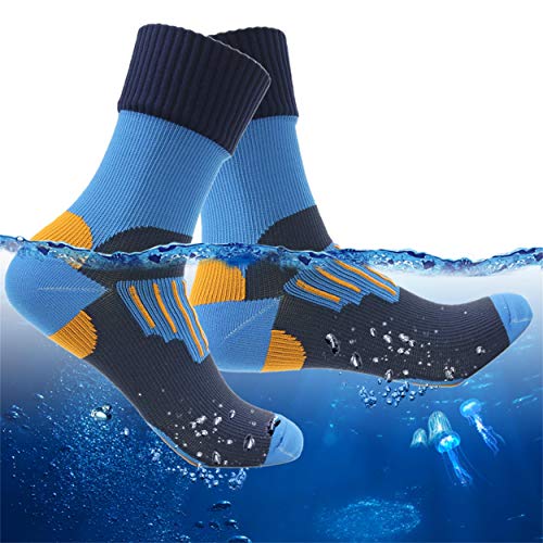 RANDY SUN Waterproof Socks Unisex Small 1 Pair Blue Hiking Trail Running Kayaking