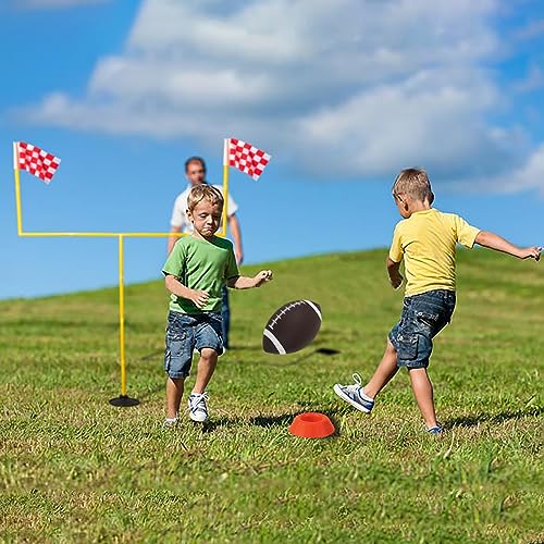Adjustable Portable Football Field Goal Post Set - 6ft x 4ft