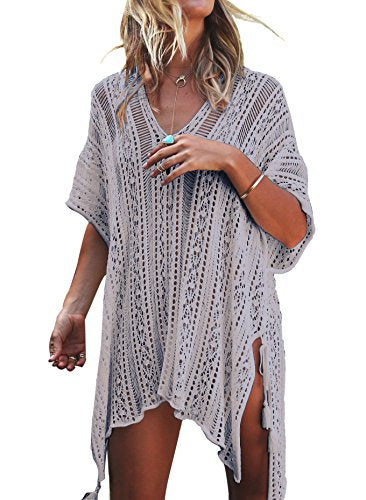 Women's Bathing Suit Cover Up - Grey, Small