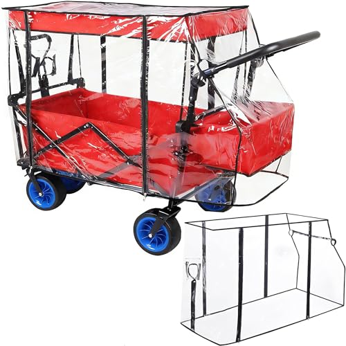Universal Waterproof Wagon Cover with UV Protection - Clear PVC