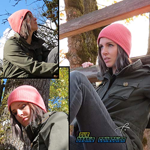 Daily Beanie Hat - Unisex Knit Skull Cap - Pink
