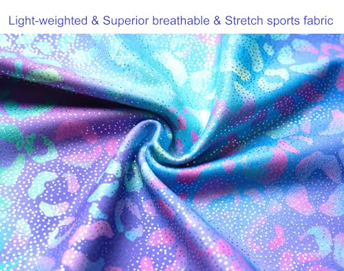 Girls Sparkly Gymnastics Leotard - Sleeveless One Piece Outfit