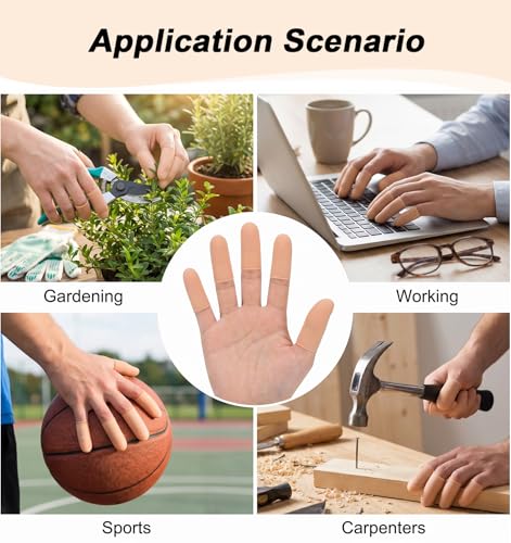 16 Pcs Silicone Thumb Covers - Soft Protector for Wounds
