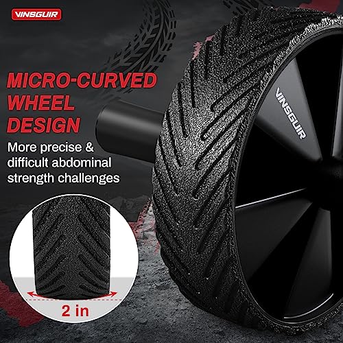 Ab Roller Wheel - Core Strength Training Equipment for Home Gym