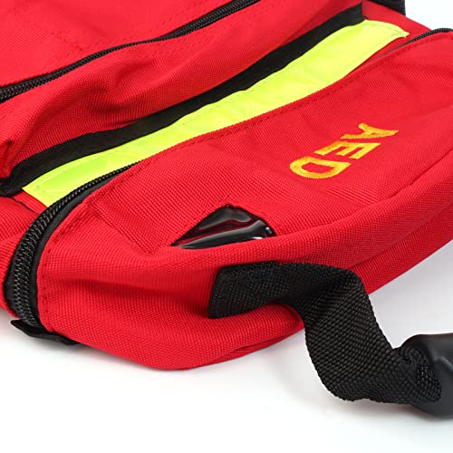 AED First Aid Bag - Empty Medical Rescue Bag for Defibrillator
