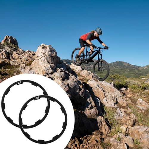 8 Pcs Bicycle Headset Spacers Set - Aluminum Alloy, 1-2.5 mm