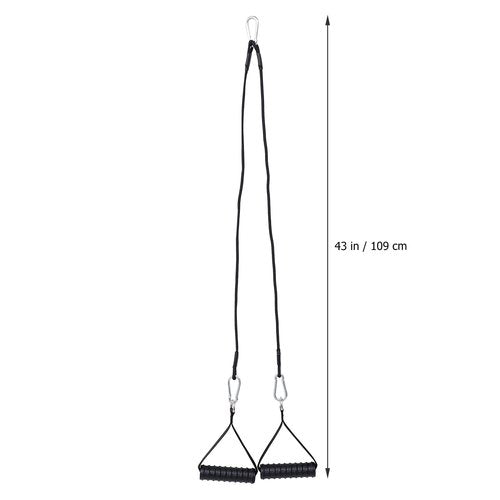 BESPORTBLE Fitness Pulley Cable Tricep Rope Chest Expander Cables Strength Muscle Training Cable Machine Attachment for Home Gym
