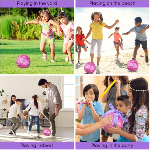 Pink Soccer Ball Set with Pump - Size 2 & 3 Indoor & Outdoor Sports Gift for Kids & Teens