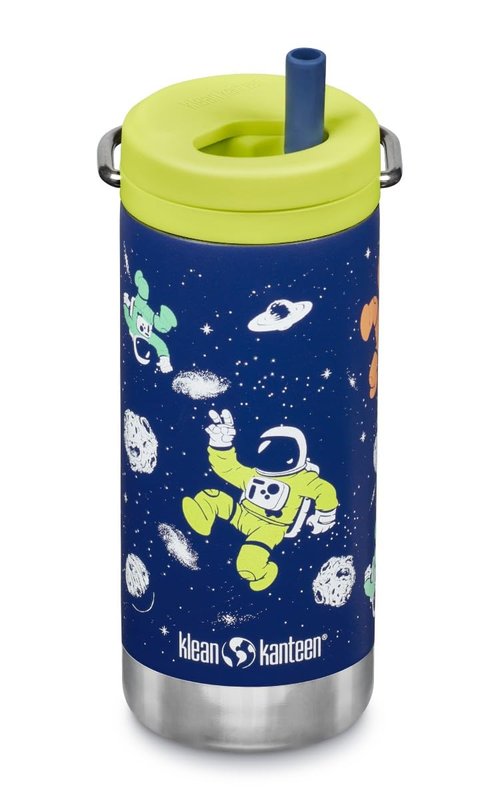 Klean Kanteen TKWide Insulated Coffee Tumbler with Café Cap - Stainless Steel Coffee Tumbler - Space Case