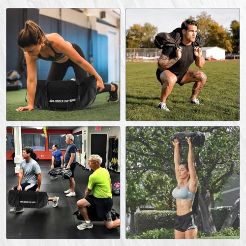 Adjustable Sandbags for Full-Body Workouts - 3 Pack Set