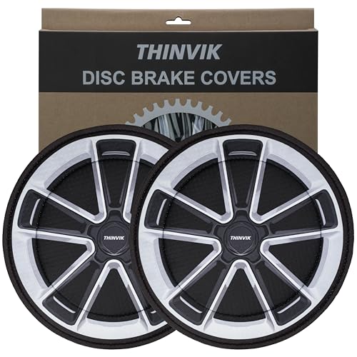 Bike Disc Brake Covers 2-Pack Neoprene Universal 32.5cm Reusable Protectors
