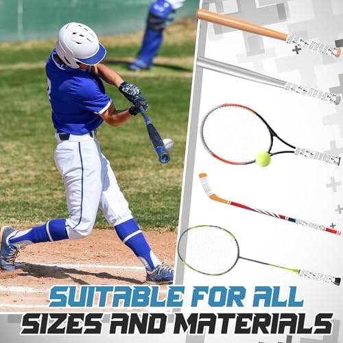 Baseball Softball Bat Grip Tape - Faith Cross Design, White