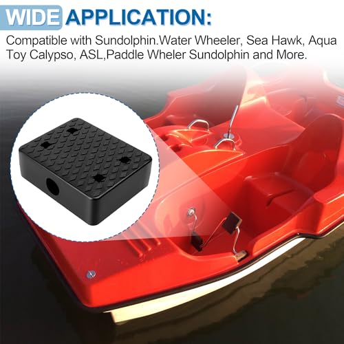 Replacement Pedal Boat Crankshaft Pedals - 3/4" Shaft, Non-Slip, Universal Fit