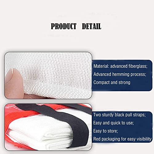 TONYKO Emergency Fire Blankets, Flame Retardant Protection and Heat Insulation Designed for Kitchen,Fireplace,Grill,Car,Camping