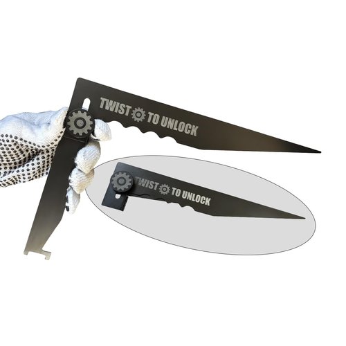 Advanced Folding Rescue Tool for First Responders, The Ultimate Multi-Purpose Leverage Solution, Compact & Highly Portable
