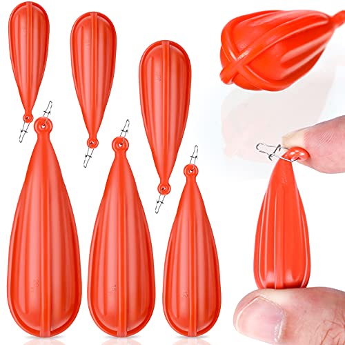 Fishing Practice Plugs Set - 6 Mixed Weight Casting Lures