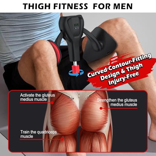 Adjustable Resistance Thigh Trainer - 0-100 lbs for Pelvic Floor & Kegel Exercises