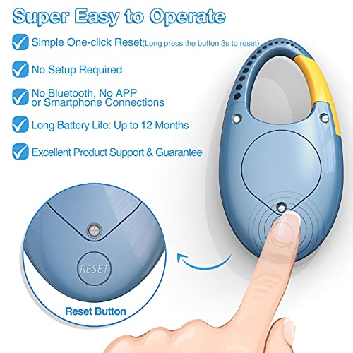 3D Step Counter Pedometer with Lanyard - Blue