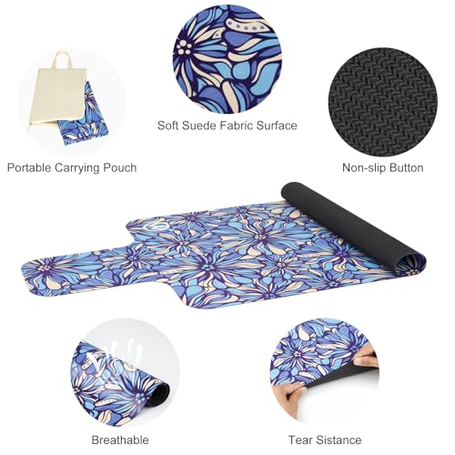 Compact Anti-Slip Pilates Reformer Mat - Durable & Colorful