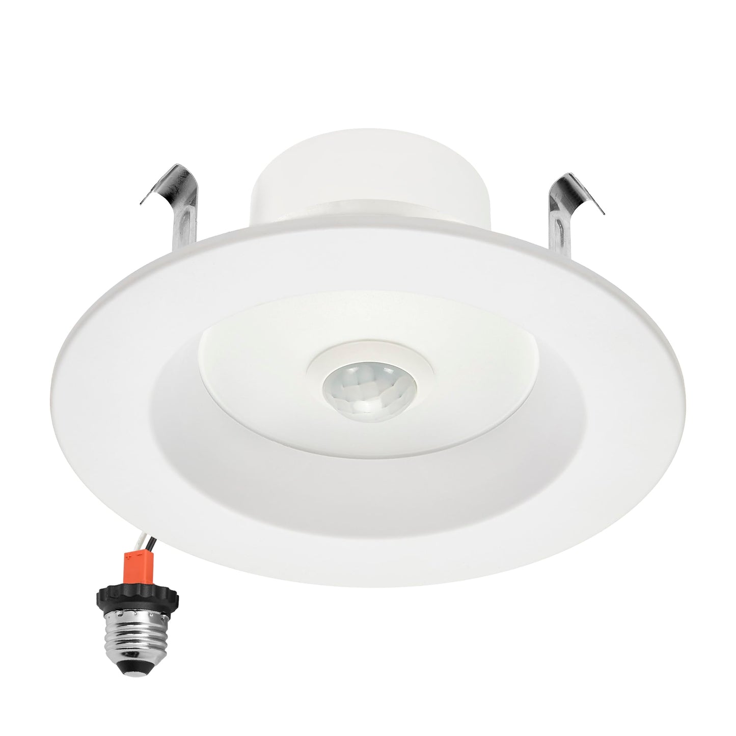 Maxxima 4 in. Retrofit LED PIR Motion Sensor Downlight - 1000 Lumens, 9 Watts, 5 CCT 2700K/3000K/3500K/4000K/5000K, Energy Efficient Indoor Ceiling Lighting Fixture