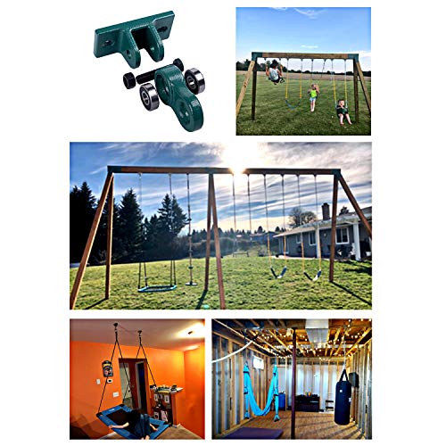 Heavy Duty Swing Hangers with Screws - 5000 lb Capacity, 2 Pack