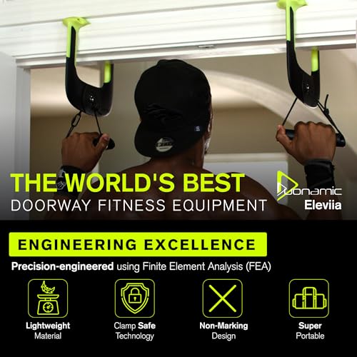 Eleviia Portable Doorway Pull Up Bar - Lightweight & No Install
