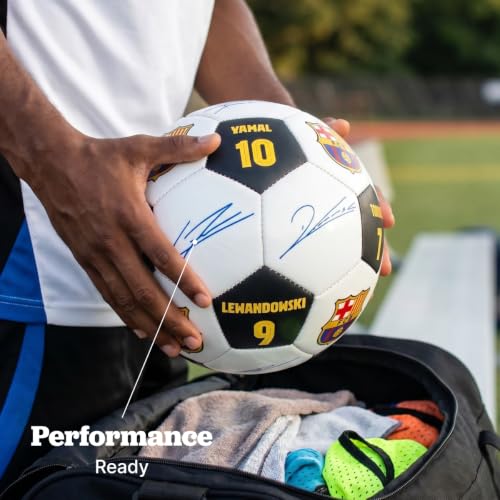 FC Barcelona Soccer Ball Size 5 - Team Signatures Training Football