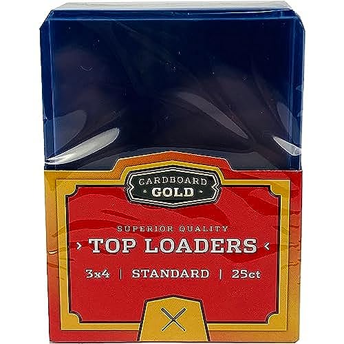 Top Loaders for Trading Cards - 25 Count 3x4 Hard Sleeves