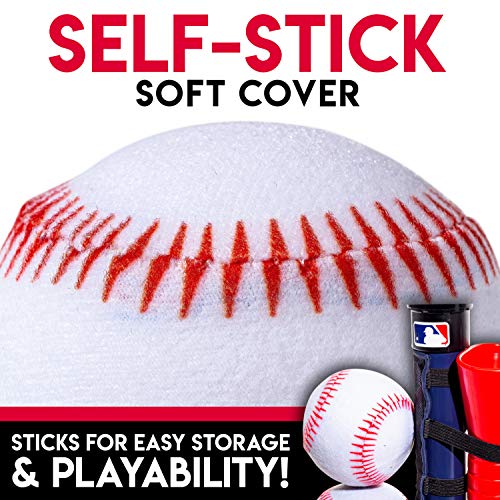 Kids Baseball Batting Tee Set with Stand & Replacement Soft-Stick Balls — Grow With Me